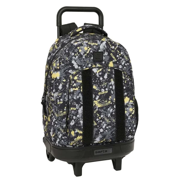 Safta Graffiti Splash Mochila con Carro - Extraible - Bolsillo Frontal - Portabotellas - Tirador Doble - Hombreras Acolchadas - Asa Acolchada - Tarjeta ID - 330x220x450mm - Multicolor