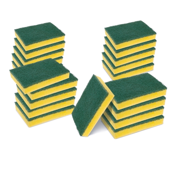 Scotch-Brite Classic Pack de 20 Estropajos de Cocina - Color Amarillo