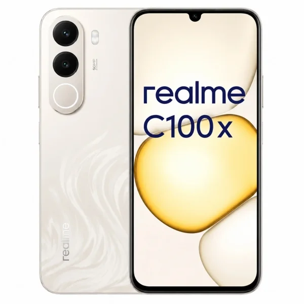 Realme C100x Smartphone Pantalla 6.8" - 4GB - 256GB - Camara 50MP - Bateria 7500mAh - Color Dorado