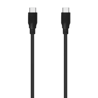 Aisens Cable USB 3.2 GEN2X2 20GBPS 8K@30Hz 5A 100W E-Marker - Tipo USB-C/M-USB-C/M - 1.0m - Color Negro