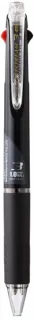 Uni-ball JetStream SXE3-400-10 Boligrafo Multiple - Punta de Bola 1mm - Tinta Resistente al Agua y Luz - Secado Instantaneo - Ideal para Zurdos - Color Negro · Pack de 10 uds.