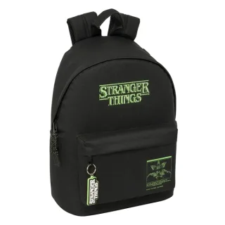 Safta Stranger Things Mochila para Portatil hasta 14.1" - Interior Acolchado - Bolsillo para Tablet - Tirador Doble - Hombreras Ergonomicas - Espalda Transpirable - 20L - 310x160x410mm - Col