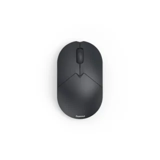 Hama WM-150 Raton Optico Inalambrico 1600dpi - 3 Botones - USB-A RF 2.4GHz - Silencioso - Rango 10m - Uso Ambidiestro - 5x3.3x8.5cm - Color Negro