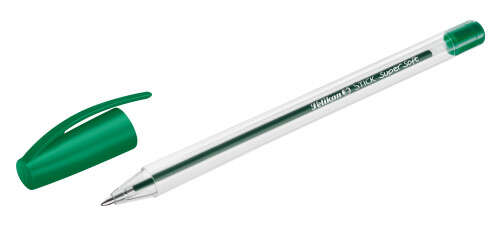 Pelikan Stick Super Soft Boligrafo Trazo 1mm - Tinta Super Fluida - Empuñadura Triangular - Color Verde · Pack de 50 uds.