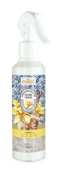 Prady Ambientador Home Spray Vainilla - Frasco de 220 ml - Spray Pulverizador