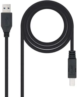 Nanocable Cable USB 3.0, impresora A/M-B/M, 2m