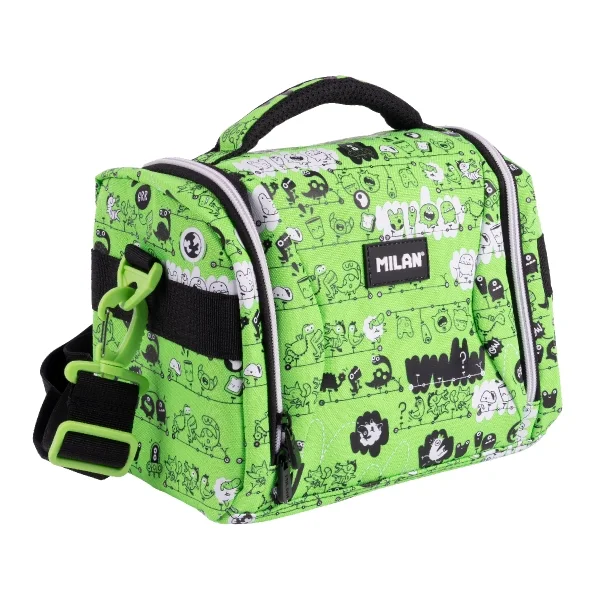 Milan Tandem 2 Bolsa Isotermica Porta Alimentos de 5L - Gran Capacidad - Apertura Total - 24.5x20x16cm - Color Naranja