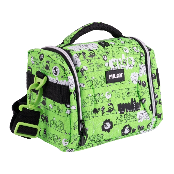 Milan Tandem 2 Bolsa Isotermica Porta Alimentos de 5L - Gran Capacidad - Apertura Total - 24.5x20x16cm - Color Naranja