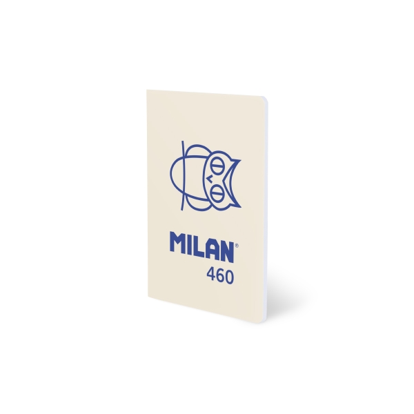 Milan 460 Since 1918 Libreta Grapada A5 de 24 Hojas Lisas de 95g - Color Beige