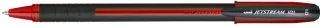Uni-ball JetStream SX-101-10 Boligrafo de Tinta - Punta de Bola 1mm - Secado Instantaneo - Ideal para Zurdos - Color Rojo · Pack de 12 uds.