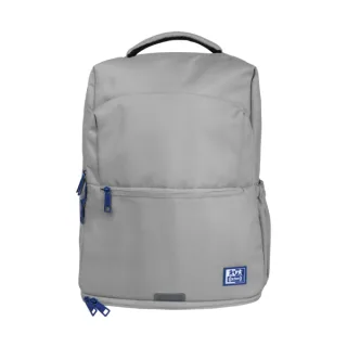 Oxford B-Out Mochila 30L - Tamaño 42x30x15cm - Bolsillo Acolchado - Asa Superior - Funda para Lluvia - Poliester Reciclado RPET - Color Gris