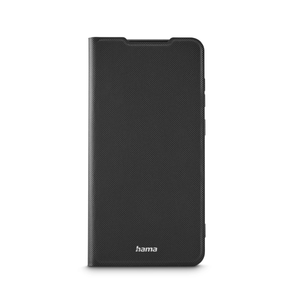 Hama Daily Protect Funda para Samsung Galaxy S25 Edge - Antideslizante - Cierre Magnetico - Antihuellas - Poliuretano Termoplastico - Funcion de Soporte - Color Negro