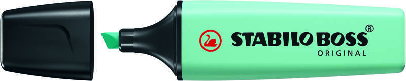 Stabilo Boss 70 Pastel Rotulador Marcador Fluorescente - Trazo entre 2 y 5mm - Recargable - Tinta con Base de Agua - Color Toque Turquesa · Pack de 10 uds.