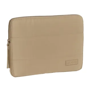 Safta Moos Capsula Camel Funda para Portatil hasta 14" - Alojamiento Acolchado - 1.7L - Proteccion contra Golpes - 340x20x250mm - Color Arena