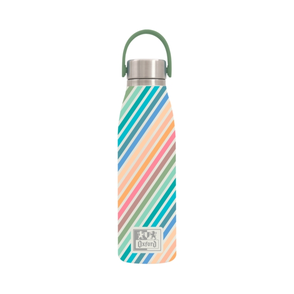 Oxford Runbott Colorblock Botella Termo 50cl - Recubrimiento Ceramico Interior - Diseño Colorido