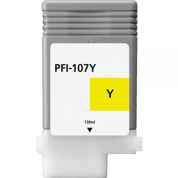 Canon PFI107 Amarillo Cartucho de Tinta Generico - Reemplaza 6708B001/PFI-107Y