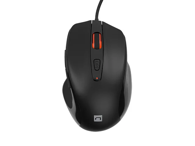 Natec Pigeon 2 Raton USB - 4000 dpi - 5 Botones Programables - Cable de 1,8 mtrs - Color Negro