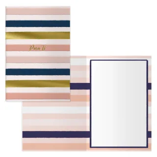 Dohe Pack de 6 Tarjetas de Felicitacion - 11.5x17cm - Impresas a Todo Color - Estampaciones con Pelicula de Color - Estampacion en Seco - Papel Offset Blanco de 300gr - Incluye Sobre de Colo