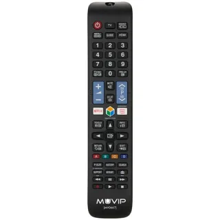 Muvip MV0669 Mando Universal para Samsung - Botones de Acceso Rapido a Netflix y Prime Video - Color Negro