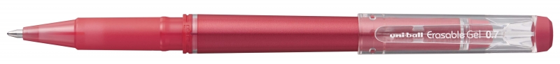Uni-ball UF-222 Roller de Gel Borrable - Punta de Bola 0.7mm - Tinta Termosensible - Doble Goma de Borrado - Color Rojo · Pack de 12 uds.