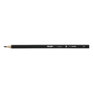 Milan Unicolor Lapices de Color Negro - Triangular - Color Negro · Pack de 12 uds.