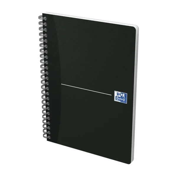 Oxford Office Essentials Cuaderno Espiral A5 - Tapa Blanda - Espiral Doble - 1 Linea - 90 Paginas · Pack de 5 uds.
