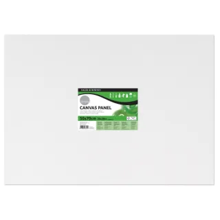 Daler Rowney Simply Carton Entelado - 250g - 50x70cm - Imprimacion Triple - Grano Medio - 100% Algodon sin Acido - 250g - Color Blanco