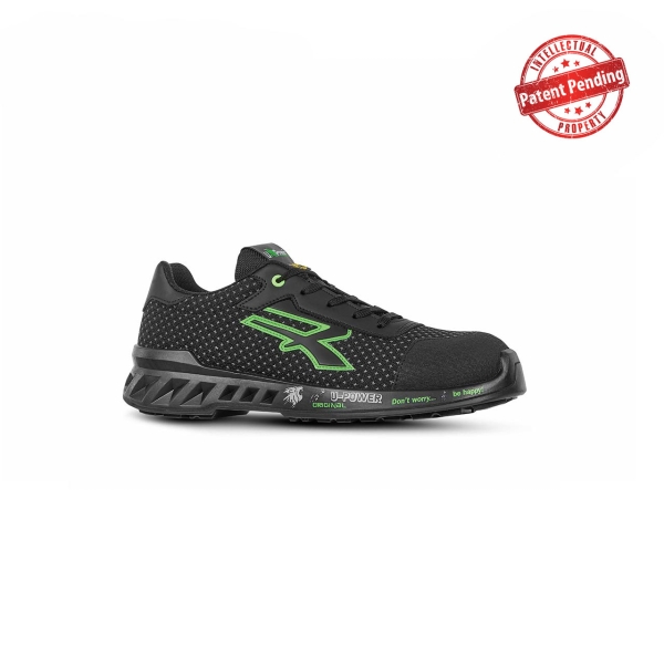 Upower Steve S ESD Calzado de Seguridad Bajos - Talla 35 - Proteccion Puntera Anti-Abrasion, Suela Ultraligera Antideslizante, Plantilla Antiperforacion, Transpirables, Clase S3S CI FO SR -