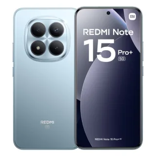 Xiaomi Redmi Note 15 Pro+ 5G Smartphone Pantalla AMOLED 6.83" 1.5K 120Hz - 12Gb - 512GB - Snapdragon 7s Gen 4 - Camara 200 MP OIS + 8 MP - Bateria 6500 mAh con Carga 100W HyperCharge - IP68