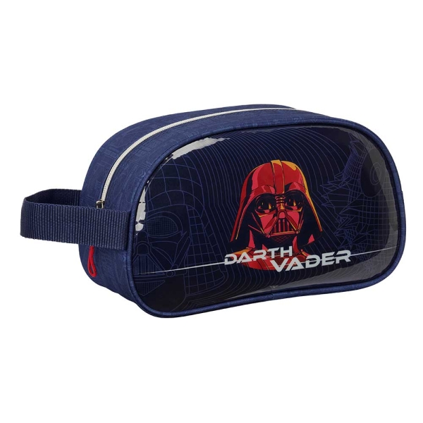 Safta Star Wars Neceser - Adaptable a Carro - Asa de Mano Lateral - 26x15x12cm - Color Azul Marino