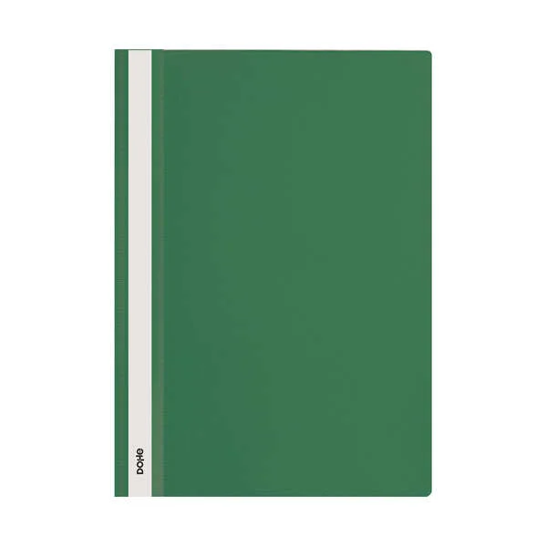 Dohe Dosier con Fastener de Polipropileno - Tamaño A4 - Cubierta Transparente y Trasera Opaca - Ideal para Organizar Documentos · Pack de 10 uds.