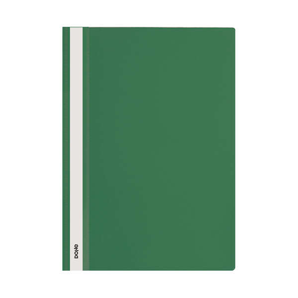 Dohe Dosier con Fastener de Polipropileno - Tamaño A4 - Cubierta Transparente y Trasera Opaca - Ideal para Organizar Documentos · Pack de 10 uds.