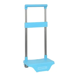 Safta Carro Portamochilas - Sujecion Universal - Material Resistente - Modelo Patentado - 26x10x34cm - Color Azul Claro