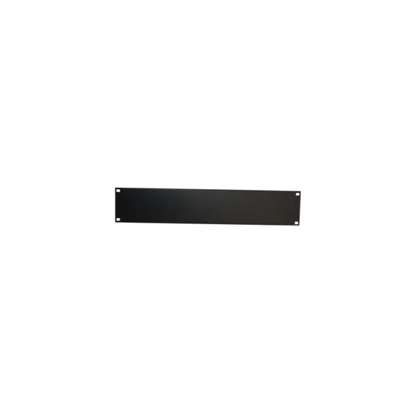 WP Tapa Delantera para Armario 2U - 490x15x100mm - Color Negro