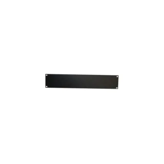 WP Tapa Delantera para Armario 2U - 490x15x100mm - Color Negro