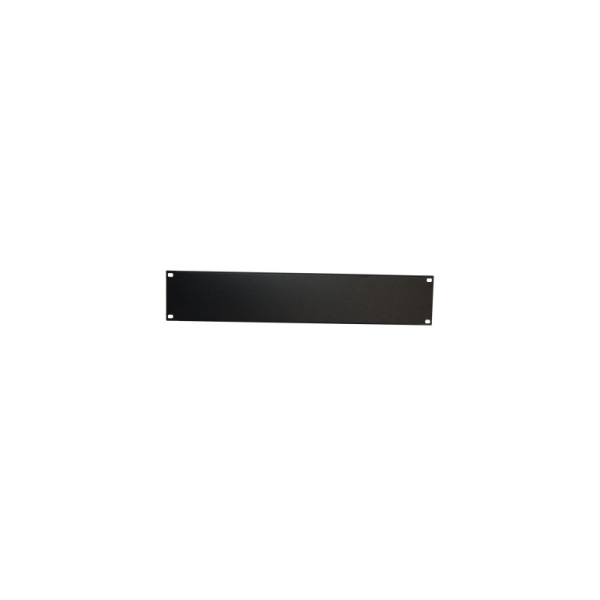 WP Tapa Delantera para Armario 2U - 490x15x100mm - Color Negro