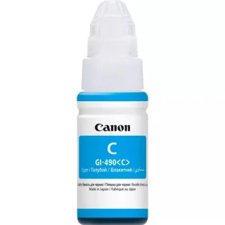 Canon GI490 Cyan Botella de Tinta Original - GI490C/0664C001
