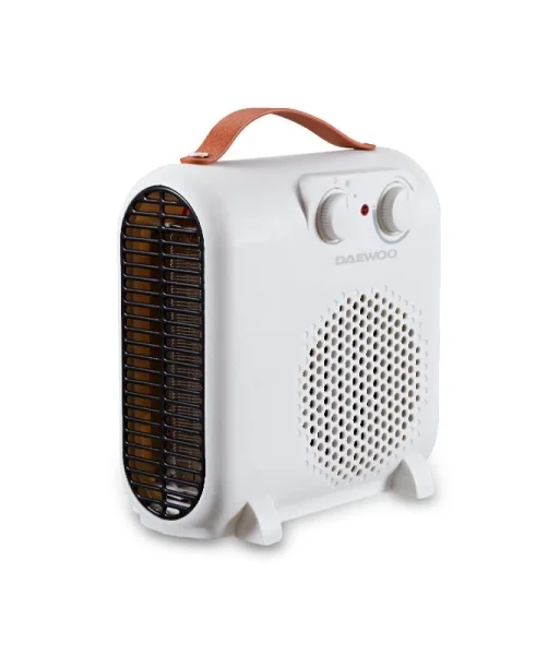 Daewoo DW9515 Calefactor de Aire 2000W - Vertical y Horizontal - 2 Niveles de Potencia - Termostato Regulable - Funcion Ventilador