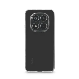 Hama Always Clear Funda para Xiaomi Redmi Note 14 Pro 5G - Antideslizante - Poliuretano Termoplastico - Bordes Elevados - Color Transparente