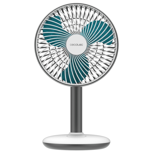 Cecotec EnergySilence 4000 Portable Desk Ventilador de Sobremesa Inalabrico - 4000mAh - Tactil - 4 Velocidades - Inclinacion Ajustable - Modo Brisa Natural - Cable - Diametro de 6" - Color B
