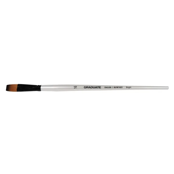 Daler Rowney Graduate Pincel Multitecnica - Pelo Sintetico - Mango Largo - Bright Nº16