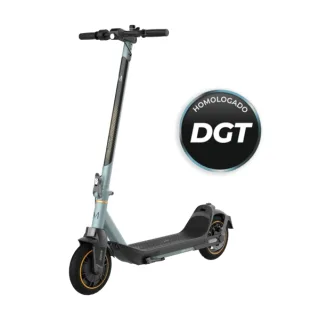 Cecotec Bongo Serie M20 Patinete Electrico - 500W - Autonomia 20km - Ruedas 8.5” Neumaticas - Frenado Doble Seguro - Pantalla LED - Homologado por la DGT - Velocidad 25km/h - Color Negro y A