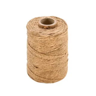 Dohe Bobina de Cuerda de Yute - 160 Metros - 3 Cabos - 200g - Especial para Paqueteria