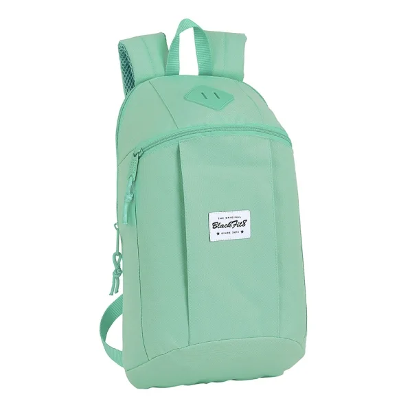 Safta Blackfit8 Mini Mochila - Hombreras Ergonomicas - Espalda Acolchada - Bolsillo Frontal - Asa Superior - 8.5L - 220x100x390mm - Color Turquesa