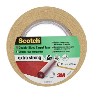 Scotch Cinta Adhesiva para Moqueta - Extrafuerte - Color Blanco