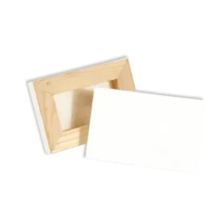 Daler Rowney Simply Lienzo Mini - Rectangulo - 5.1x7.7cm - Color Blanco