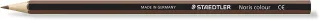 Staedtler Noris Colour 185 Lapiz Hexagonal de Color - Resistencia a la Rotura - Material Wopex - Color Siena Tostada · Pack de 12 uds.