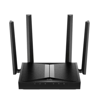 Cudy Router WiFi 7 2.5G Dual Band BE3600 - Velocidad hasta 1000Mbps - 4 Puertos - 4 Antenas Fijas de 5dBi - Tecnologia MU-MIMO - Color Negro