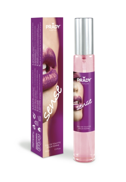 Prady Colonia de Mujer Sense - Frasco de 33 ml - Spray Pulverizador