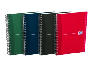 Oxford Office Essentials A5 Cuaderno de Tapa Blanda - Indice Alfabetico A-Z - 1 Linea por Pagina - 90 Hojas - Colores Surtidos · Pack de 10 uds.